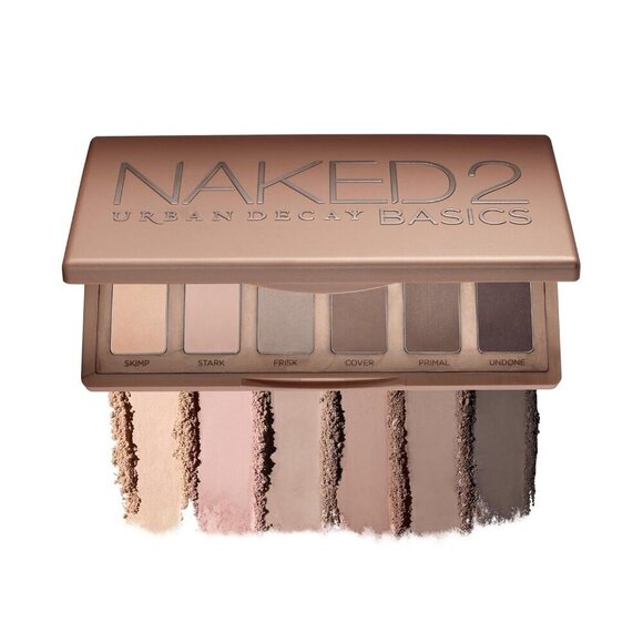 2 Basics Palette Velvety Matte Finish 6 Nude Taupe & Brown Neutral Eye Shadows - Picture 1 of 9